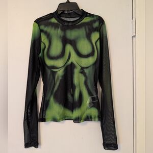 Thermal Print Mesh Top